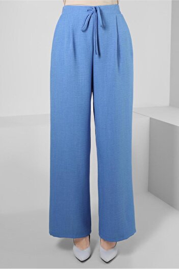 Alvina WIDE LEGS LACE-UP DETAILED PANT 70512