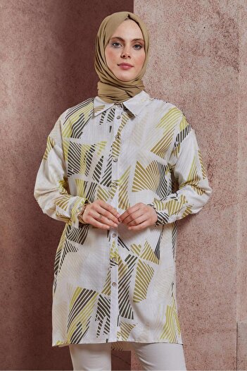 Alvina PATTERNED SHIRT TUNIC 44543