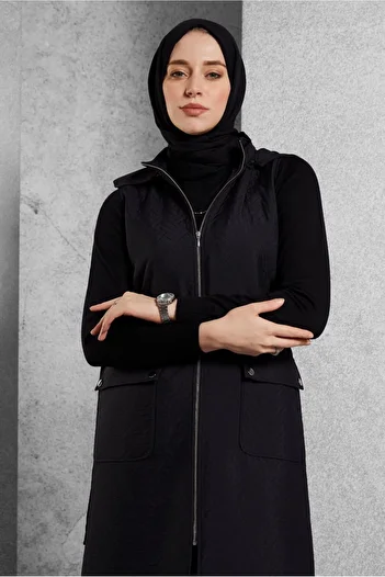 Alvina Belted Quilted Vest 45242