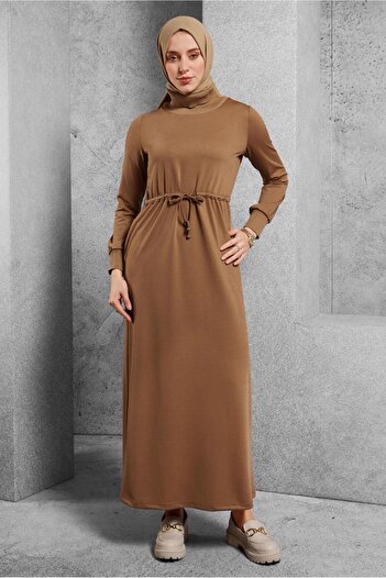 Alvina BELİ BÜZGÜLÜ ELBİSE 45231