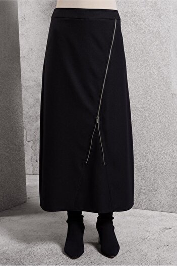 Alvina Skirt with Zipper Detail 60636