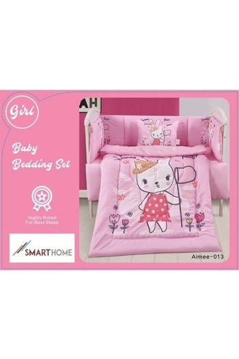 smart home Set Consisting Of A Children'S Quilt, Size 90X145 Cm, A Rubber Sheet, 110X160Cm , 34X45Cm , 33X130Cm