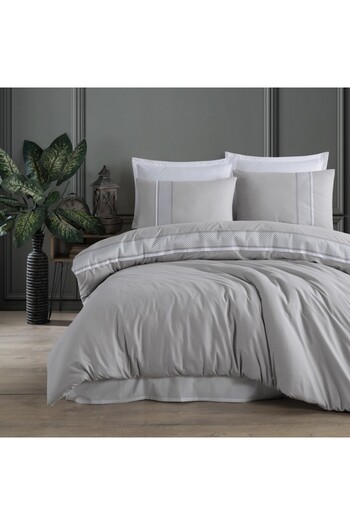 Clasy Double bed linen with jacquard border, Clasy Home, Tulkas V1