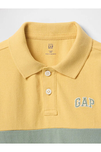 GAP Baby Boy Gap Colorblock Polo Neck T-Shirt