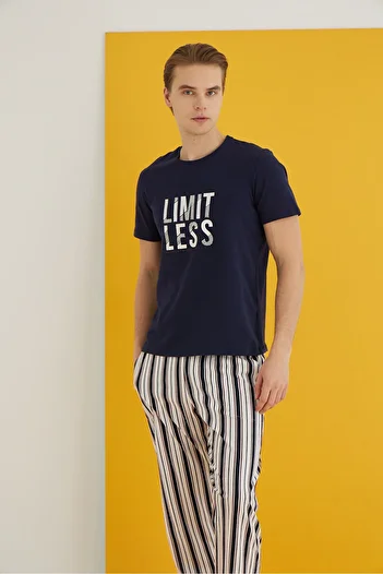 ELİTOL Combed Men's Pajama Suit