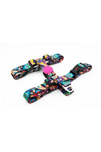 Tailpetz H-type Dog Chest Collar Paisley S