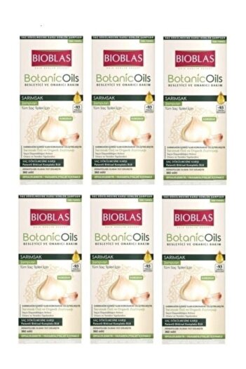 Bioblas Garlic Shampoo 360 ml - 6 Pieces