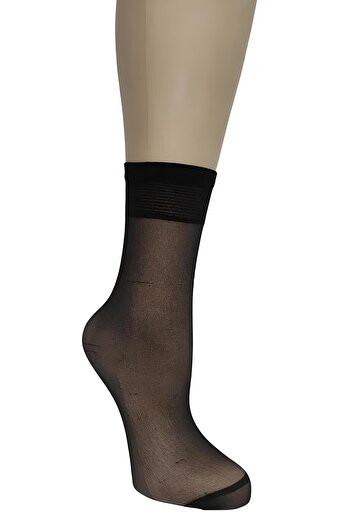Müjde Women's Socks 3-Pack 20 Denim Matte Reinforced Toe Durable Flexible