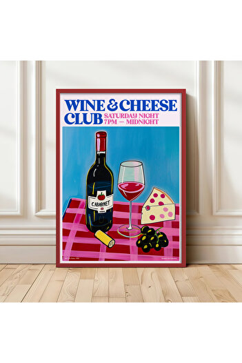 HOMEPACK Tekli Ahşap Çerçeveli Tablo Tek Parça Poster Tablo TK/1407