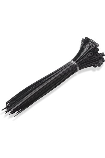 Generic Cable Ties - Nylon - Self-Locking Fastening for Home, Office, Garage, Workshop (100 Pack)
