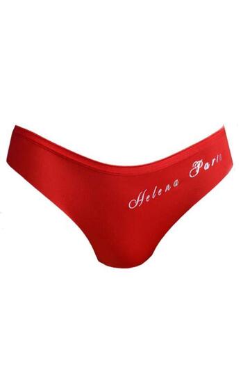 Helena Paris Women's Laser Cut Back Lace Lettered Slip Panties (2751)
