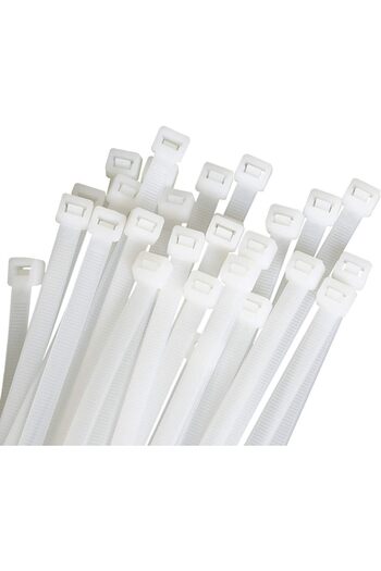 Generic Cable Ties - Nylon - Self-Locking Fastening for Home, Office, Garage, Workshop (100 Pack)