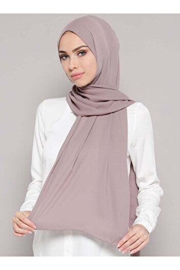 Tuva Şal Women's Crepe Shawl Mink393415