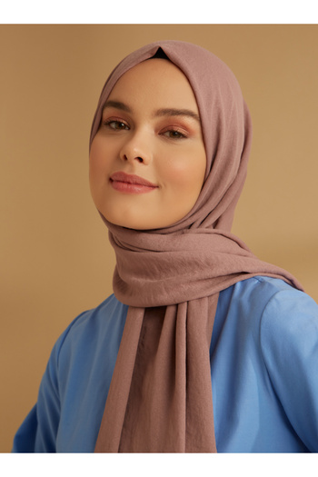 Tuva Şal Glitter Crepe Jazz Shawl - Dusty Rose - Tuva
