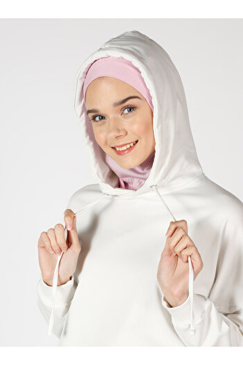 Ecardin Αθλητικό Hijab Bone Turban με ρίγες - ST307 Ροζ