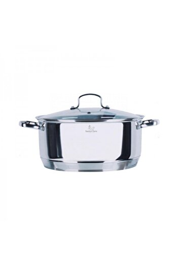 Santa Clara Stainless steel pot with heat-resistant glass lid, Santa Clara, 1.9 liters