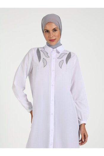 Por La Cara White Tunic - Por La Cara Design