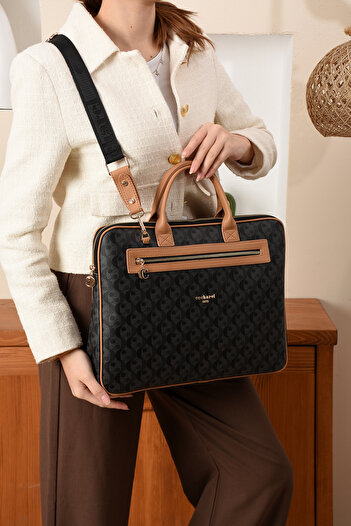 Cacharel Laptop and Briefcase Monogram Fabric