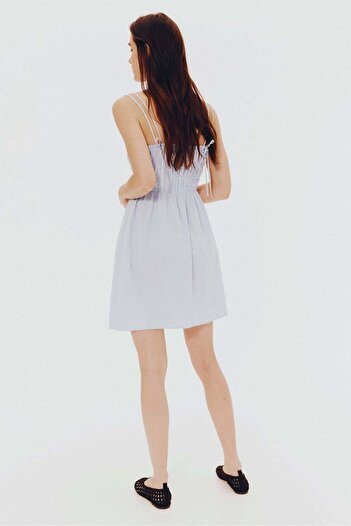 H&M Smocked-bodice cotton dress