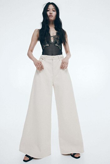 H&M Wide Braided Jeans