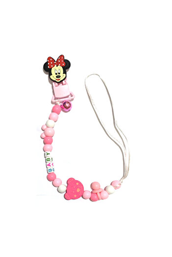 Generic Pacifier Holder Chain - Pink - 03
