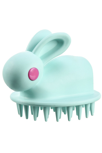 Generic Silicone Hair Washing comb brush - Green