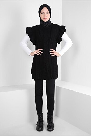 Alvina Ruffle Detailed Knitwear Sweater 44030