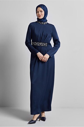 Alvina Stone Detailed Evening Dress 45321