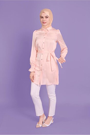 Alvina Belden Birded Satin Tunic 41488