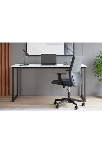 Ceramical Ms1 Computer Desk , Study Writing Table , Simple Style Desk For Home Office - 60x140 Cm - White