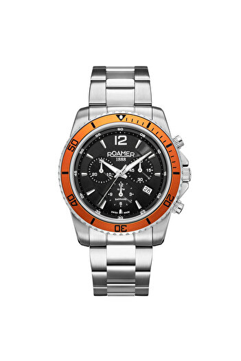Roamer Mens Watch 862837 41 65 20, Quartz, 43mm, 10ATM