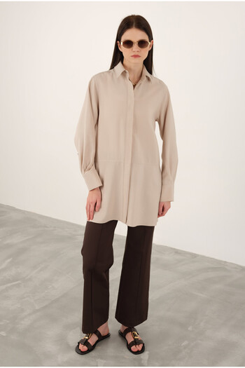HEQA Basic Modal Shirt Soft Cashmere