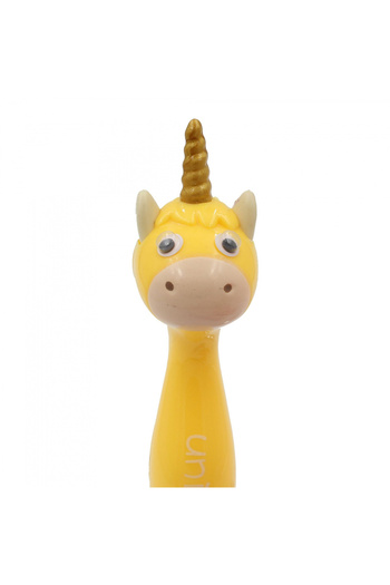 BM GİFT DESİGN Funny Unicorn Yellow Pen Animal Collection