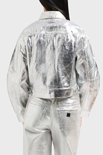Armani Exchange Armani Exchange Hard Cotton Metallic Jacket Regular Fit M8047 Jacket