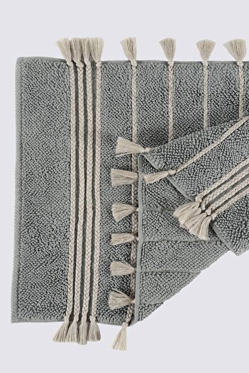 Ecocotton Karnella Bath Mat 100% Cotton Green 50x80 Cm