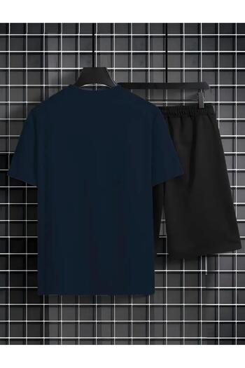 NO 601 Men's Future Printed Tsirt Shorts Set