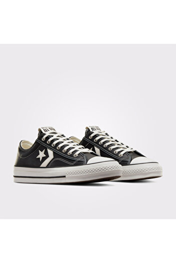 Converse Star Player 76 Fall Leather Erkek Siyah Günlük Ayakkabı ERKEK LS AYAKKABI A06204C