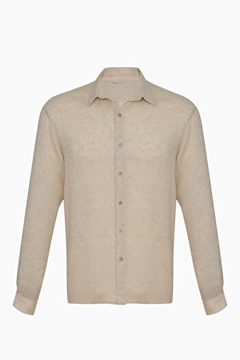 İKİKIZ Linen Natural Shirt