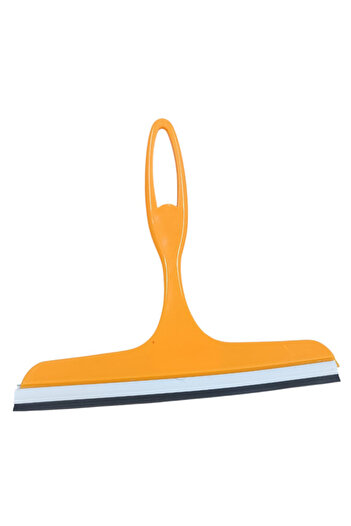 Generic Double-Blade Rubber Squeegee Glass Wiper - Streak-Free Cleaning for Windows, Shower Doors and More