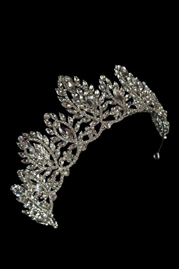 TAKIŞTIR Zircon Stone Bride/Henna/Engagement/Promise Design Crown