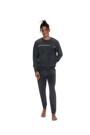 U.S. Polo Assn. U.S. Polo Assn. Men's Anthracite Leg Dowry Pajama Set