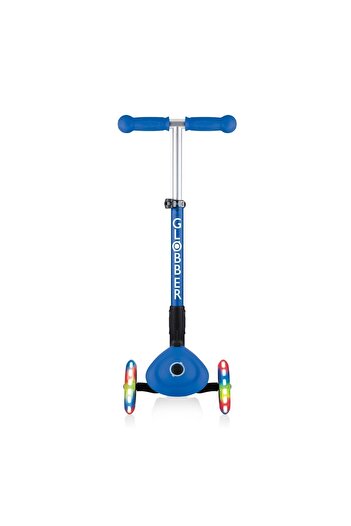 Globber Trotineta Globber Junior pliabila cu lumini culoare albastra