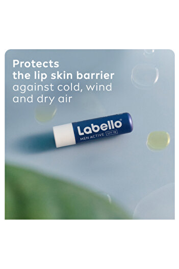 LABELLO Lip Care, Moisturizing Lip Balm, Men Active, 4.8g