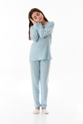 Fulla Moda Set de pijamale pentru fete cu imprimeu Let Love We