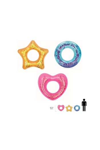 BESTWAY Glitter Fusion Swim Ring Asst 91cm - 1 Piece