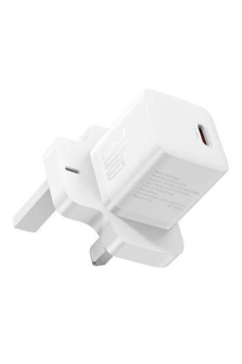 Baseus GaN5 Fast Charger(mini) 1 Type C - 20 W - UK - Moon White