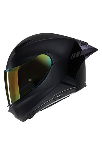 Nolan N60-6 SPORT IRIDO 334 MAT SİYAH IRIDIUM CAM KAPALI KASK