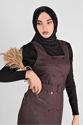 Alvina Gilet 41305 - with Button and Belt