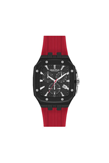 Quantum Quantum Men's Chronograph Black Dial Watch - HNG1033.658