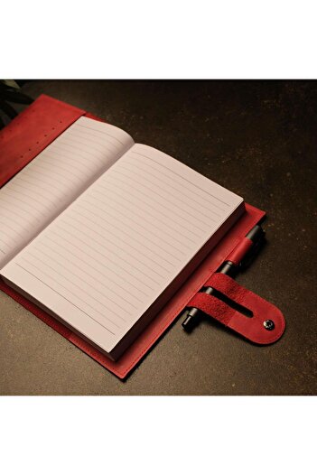 eonaks Genuine Real Leather Agenda Container Organizer Case